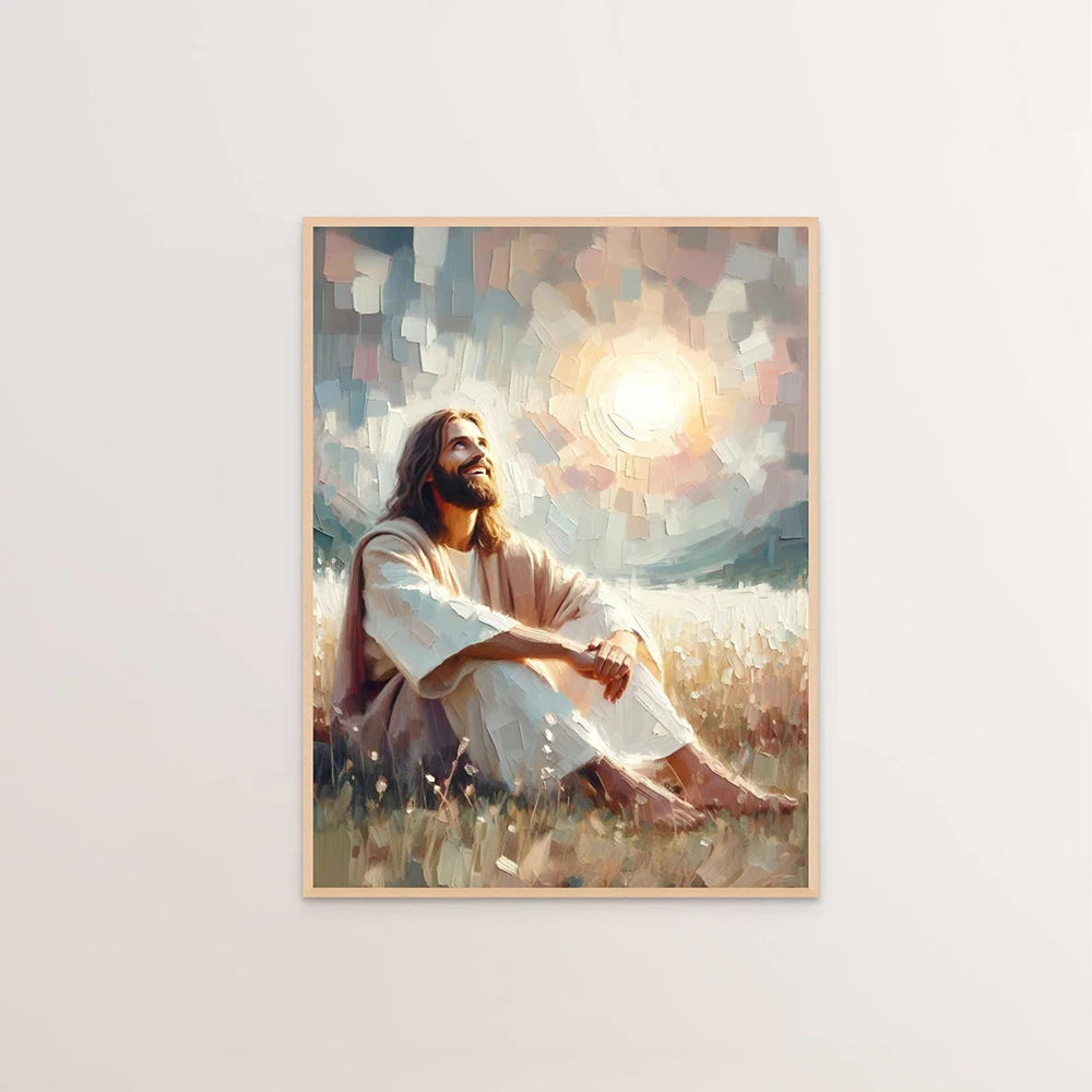 Jesus Blessings Wall Art Set – Faith-Inspired Canvas & Posters for Christian Homes