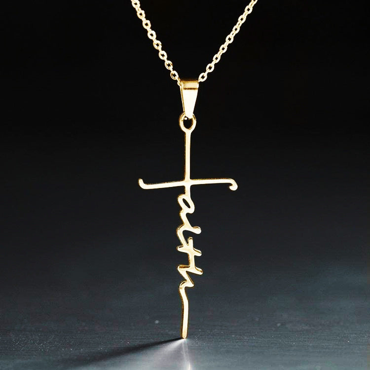 Faith Cross Necklace