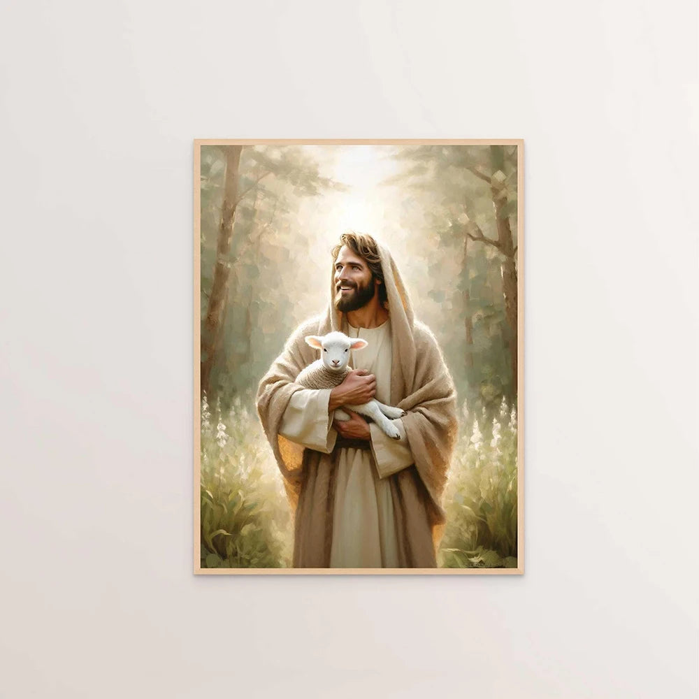 Jesus Blessings Wall Art Set – Faith-Inspired Canvas & Posters for Christian Homes