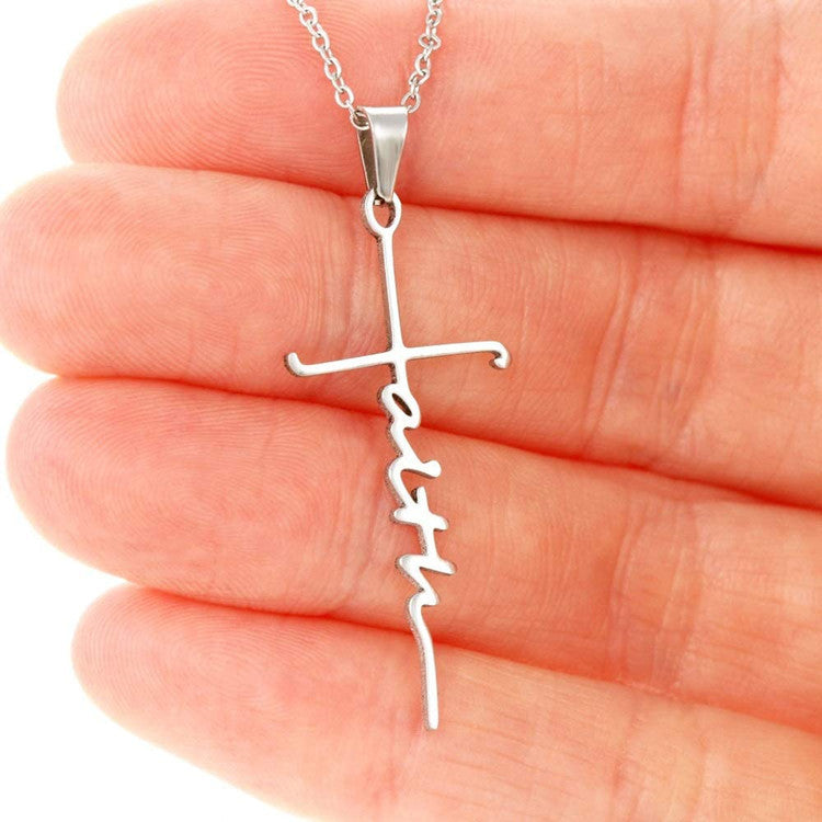Faith Cross Necklace