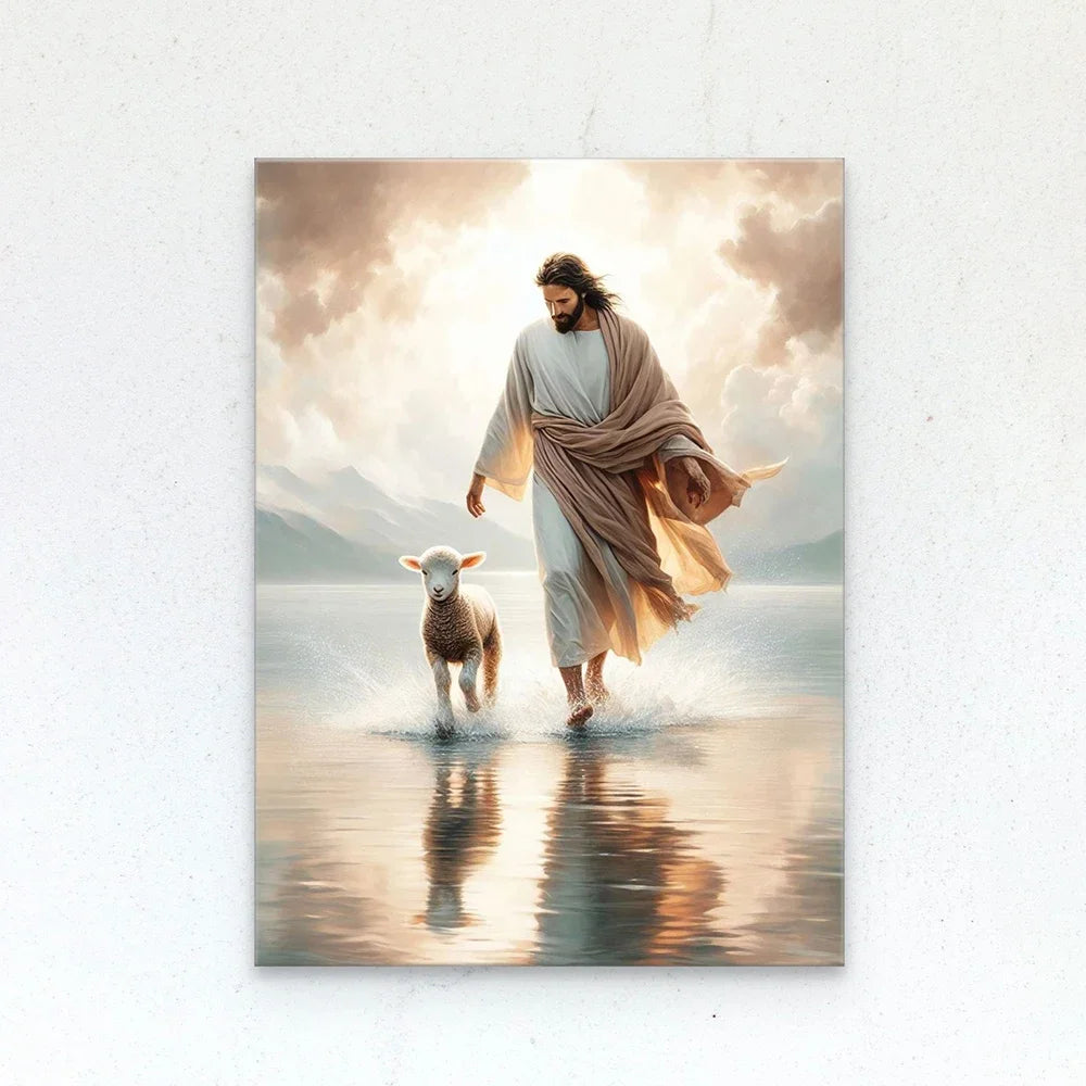 Jesus Blessings Wall Art Set – Faith-Inspired Canvas & Posters for Christian Homes