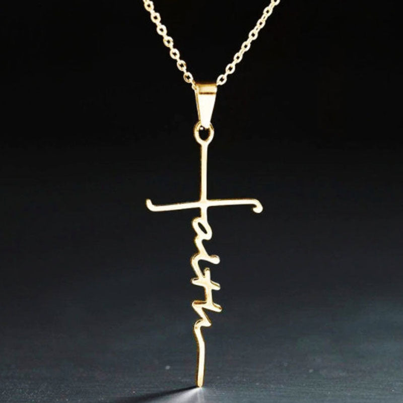 Faith Cross Necklace