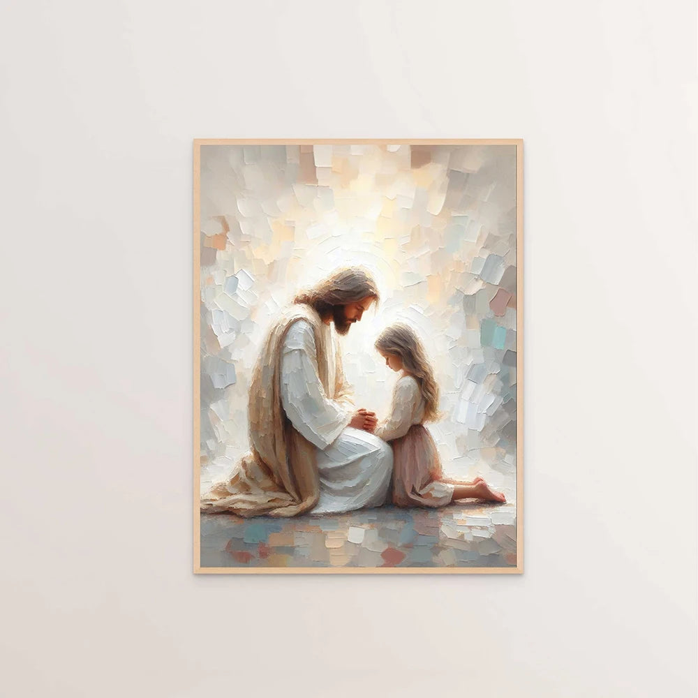 Jesus Blessings Wall Art Set – Faith-Inspired Canvas & Posters for Christian Homes
