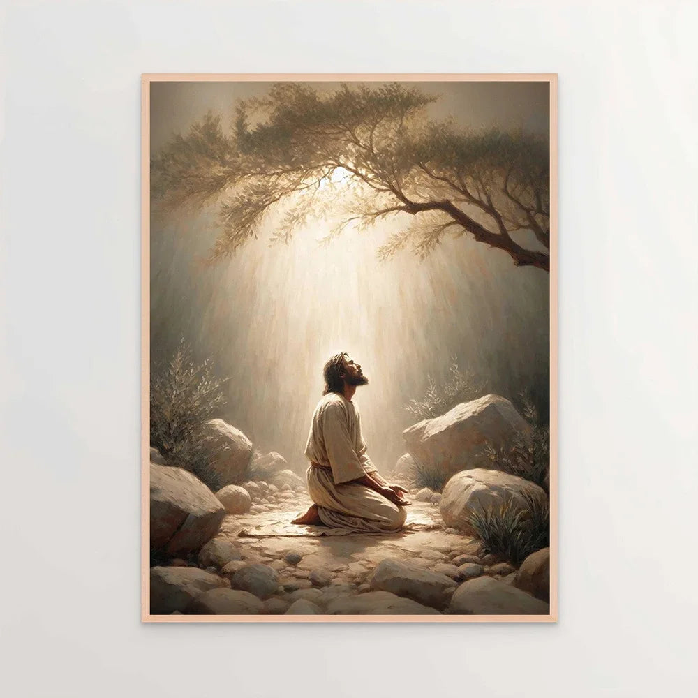 Jesus Blessings Wall Art Set – Faith-Inspired Canvas & Posters for Christian Homes